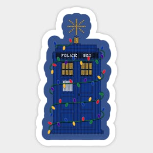 Oh TARDIS Tree Oh TARDIS Tree Sticker